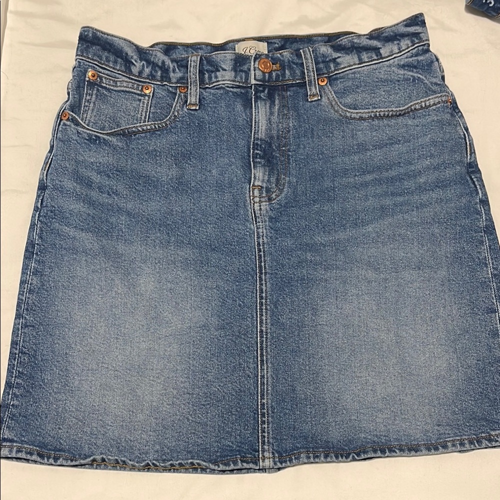 J.Crew Denim Blue Women's Skirt - size 29